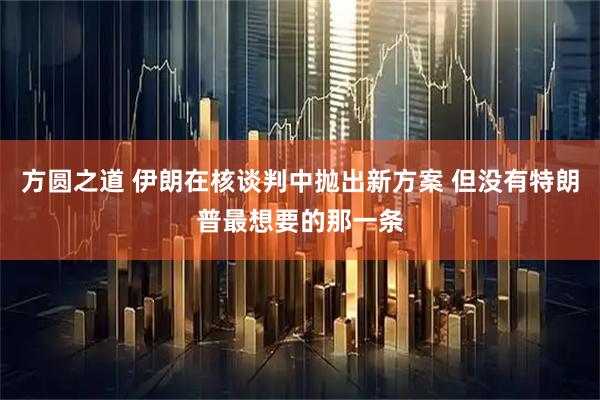 方圆之道 伊朗在核谈判中抛出新方案 但没有特朗普最想要的那一条