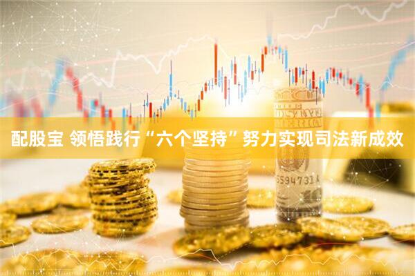 配股宝 领悟践行“六个坚持”努力实现司法新成效